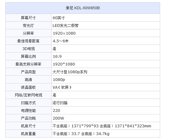 ر 60KDL-60W850B